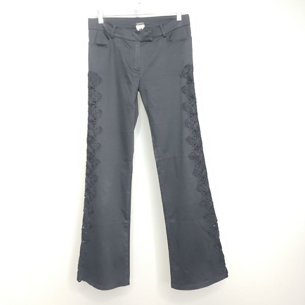 Sandro Seville Lace Panel Pants Size 38 - Picture 1 of 9